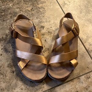 Rose gold Chaco sandals. Practically new! Size 8.